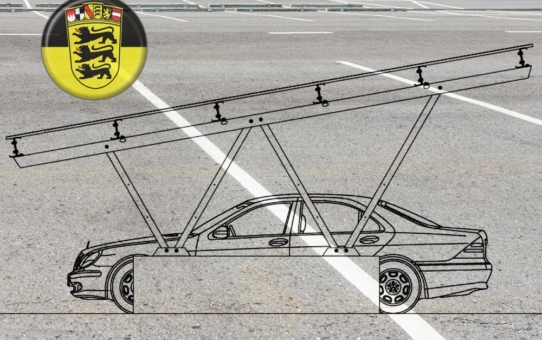 Solar-Carport Pflicht auch für Privat- und Firmenparkplätze