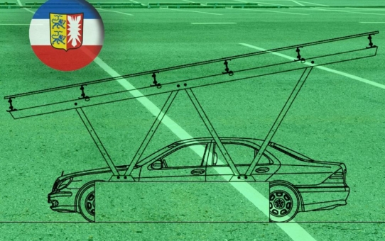 Parkplatz Solar-Carport: Die Solarpflicht für Schleswig-Holsteins Parkplätze kommt!