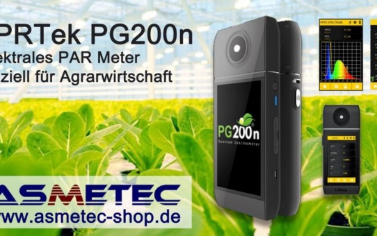 UPRTek PAR-Meter PG200N - Messfunktionen speziell für die Agrarindustrie