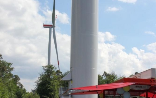 Feier zur Einweihung des Windparks Felsberg / Markwald