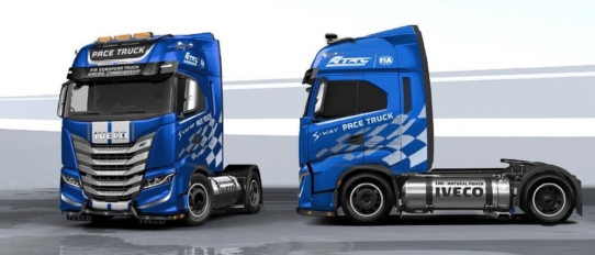 Umweltfreundliche ETRC 2021: IVECO trägt mit einem IVECO S-WAY NP Pace Truck zu einer nahezu CO2-neutralen Rennserie bei