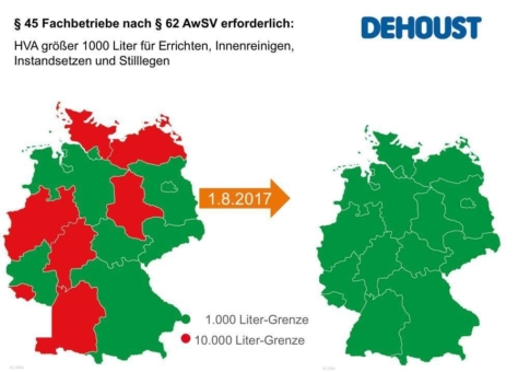 AwSV ist am 01.08.2017 in Kraft getreten