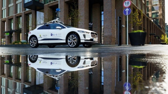 Jaguar Land Rover und Google messen die Luftqualität Dublins mit Hilfe des vollelektrischen I-PACE