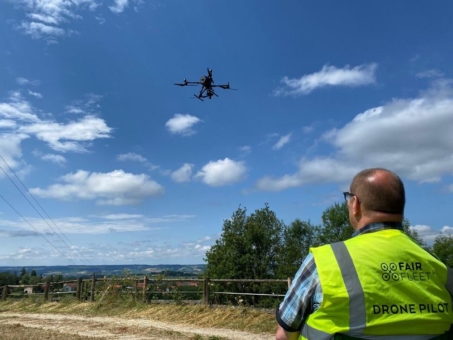 Nach schweren Unwettern in Oberbayern: Versicherungskammer Bayern setzt auf die Unterstützung des FairFleet Drohnenservice zur Schadenermittlung