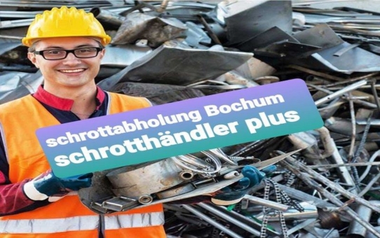 Kostenlose Schrottabholung in Bochum. Wir mobile Schrotthandel