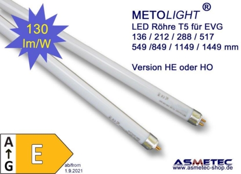 METOLIGHT T5-TRF-Röhren von Asmetec – Die Bestseller unter den LED-Röhren