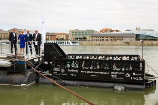 Gegen Plastik in der Donau: Audi Stiftung für Umwelt unterstützt Cleanup-Projekt in Budapest