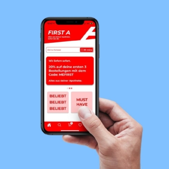 Deutschlands erster Sofort-Lieferdienst für Apotheken: Die App FIRST A