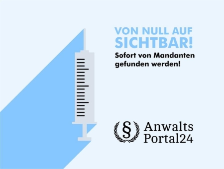 Das Anwaltsportal24.eu vergibt ab sofort Gratis-Einträge!