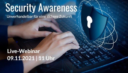 Security Awareness - Unverhandelbar für eine sichere Zukunft (Webinar | Online)