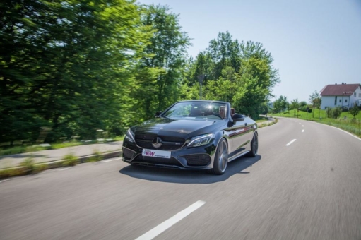 Erhältlich für alle Mercedes-AMG C43 4MATIC: Stufenlos in der Tieferlegung einstellbare KW Federn