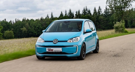 KW Gewindefahrwerke auch für VW e-up! entwickelt