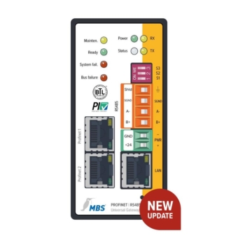 Universal Gateways von MBS für Profinet-Version 2.3.5 zertifiziert