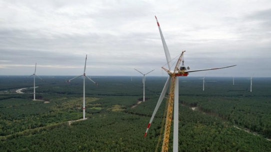 Größter Windpark der Trianel Erneuerbare Energien geht in Betrieb