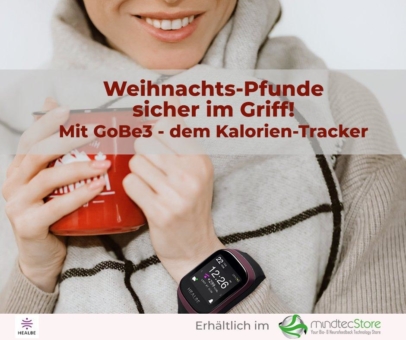 Weihnachts-Pfunde sicher im Griff, dank neuester Technologien: GoBe3, der individuelle Kalorienzufuhr- und Verbrauchsmesser