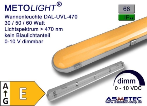 METOLIGHT UVL-Wannenleuchten für ein UV-freies Licht - auch in Kühlräumen!