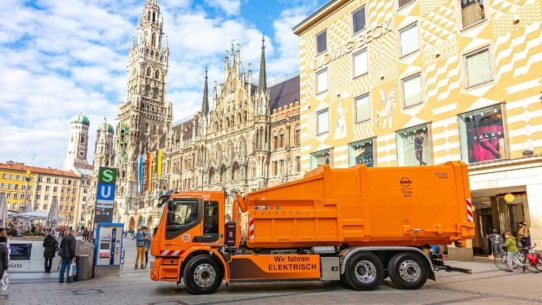 Erster Volvo FE Electric für München