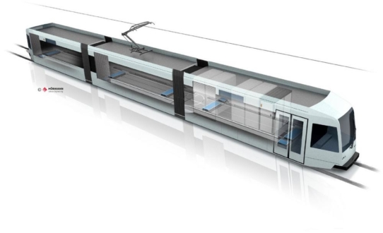 Cargo-Tram: wie der Einsatz standardisierter Container auf der „letzten Meile“ funktioniert