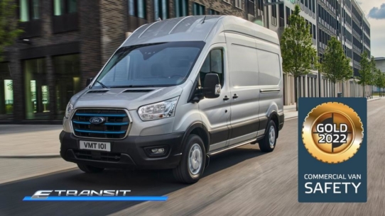 Vollelektrischer Ford E-Transit: Gold-Rating von Euro NCAP für seine  fortschrittlichen Fahrer-Assistenzsysteme