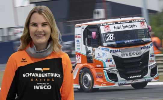 Team Schwabentruck setzt weiter auf Frauenpower - Emma Mäkinen fährt den zweiten IVECO S-WAY R des Teams auf dem Nürburgring