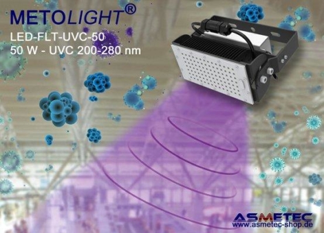 UVC-Strahler der Marke METOLIGHT – Desinfizierung der Raumluft und von Oberflächen