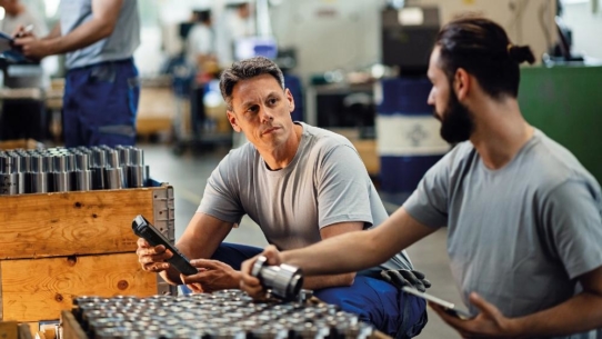 Robustes MDE Gerät für das Lager mit Tastatur und Touchscreen