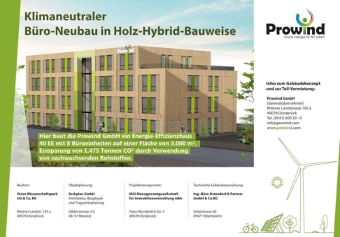 Spatenstich für nachhaltig gebautes Prowind-Zuhause im Wissenschaftspark