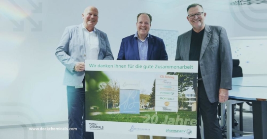 Partner für die globale Halbleiterindustrie - 20 Jahre DOCK/CHEMICALS am Standort Marburg