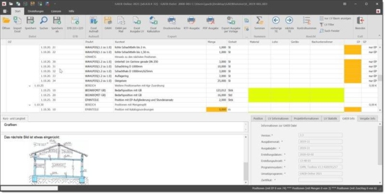 Schnelle Angebotskalkulation mit GAEB-Online 2021