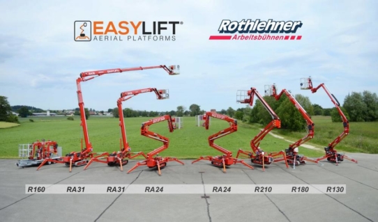 Easy Lift Raupen-Arbeitsbühnen überrollen Deutschland und Österreich