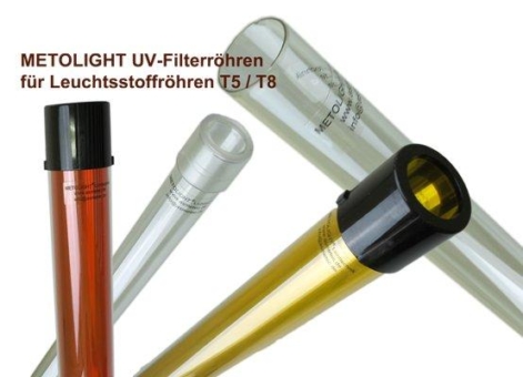 METOLIGHT UV-Filterröhren von Asmetec - Für Leuchtstoffröhren anwendbar zum uv-freien Licht