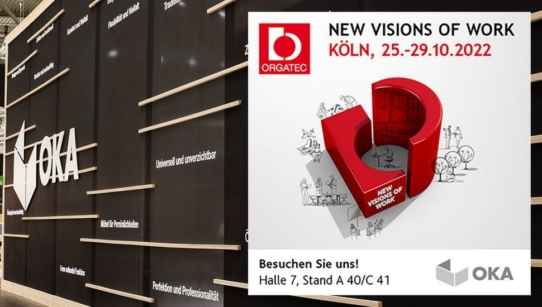 OKA präsentiert sich auf der ORGATEC mit dem größten Messestand in der Firmengeschichte