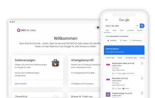 "The missing Interface" für Google for Jobs