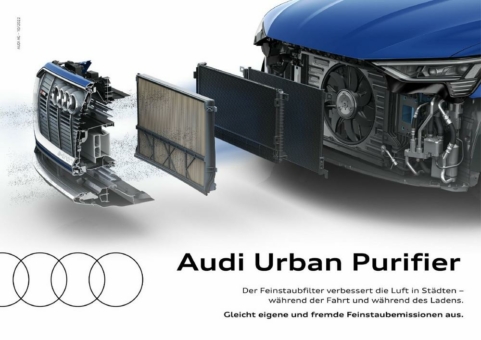 Audi Urban Purifier – der Feinstaubfilter für Elektrofahrzeuge