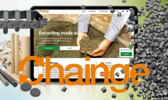 Kreislaufwirtschaft innovativ vorantreiben: igus startet neue „Chainge“ Recycling-Plattform