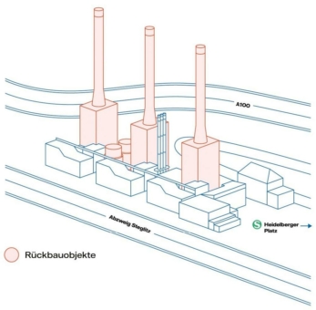 Das Heizkraftwerk Wilmersdorf verabschiedet sich