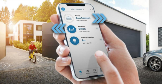 Smarte-Kombi: Mit dem Handy aufs Gelände und in die Garage