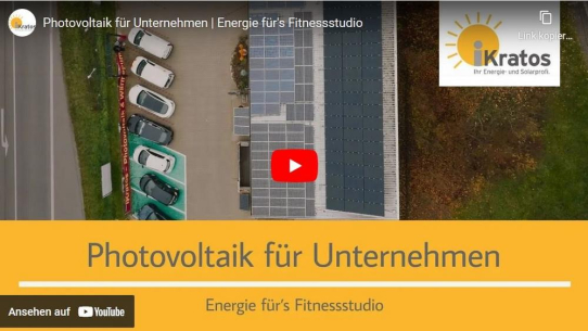 Photovoltaik für Unternehmen - Energie für Fitness Hauser in Neunkirchen