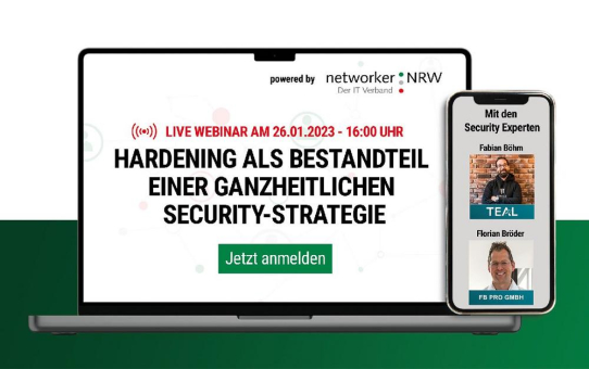 Hardening als Bestandteil einer ganzheitlichen Security-Strategie (Webinar | Online)