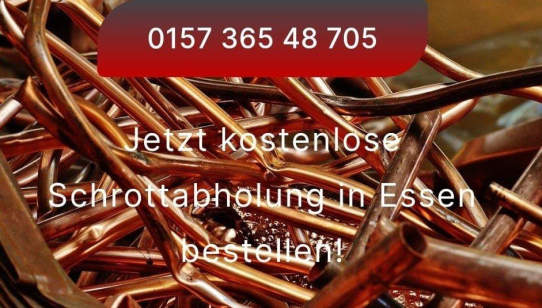 Schrottabholung Essen Kostenlose unkomplizierte Schneller und zuverlässiger Service