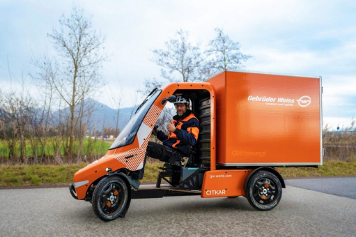 Gebrüder Weiss: Jetzt auch mit E-Lastenfahrrad unterwegs