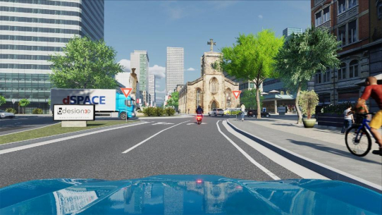 Beschleunigte Entwicklung autonomer Fahrzeuge durch Simulation in hochpräzisen realen Umgebungen