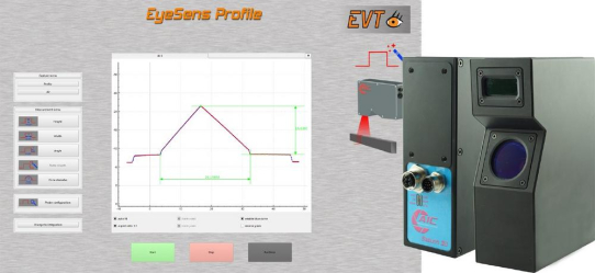 EyeSens 3D Profile - die Profil-Inspektion mit dem Single-Button Betrieb