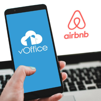 vOffice ist bevorzugter Partner von Airbnb