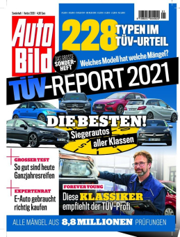 Gebrauchtwagen im Check: AutoBild TÜV Report 2021 erschienen