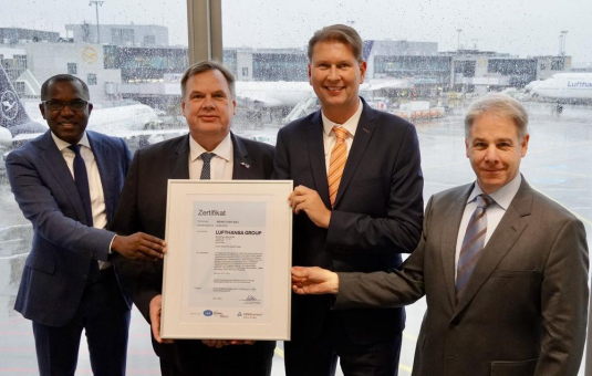 TÜV Rheinland: Deutsche Lufthansa AG erhält ISO 27001-Zertifikat für ihr Informationssicherheits-Managementsystem