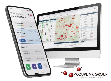 Update für die Telematik-Plattform von Couplink: Subunternehmereinbindung und neues Tool „Tankkontrolle“