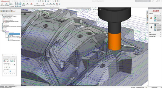 SolidCAM 2020: Kollisionsfrei und schnell produzieren