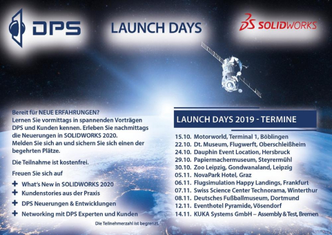 Experience SOLIDWORKS 2020 an spannenden Locations