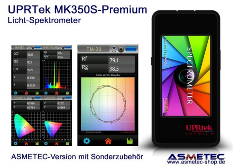 Das MK-350S Premium Spektrometer der Marke UPRTek – Erhältlich bei Asmetec!